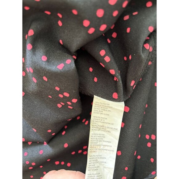 Nasty Gal Dress Womens Size 6 Black Pink Midi Vamp‎ Romantic Career Office Siren - Picture 8 of 12